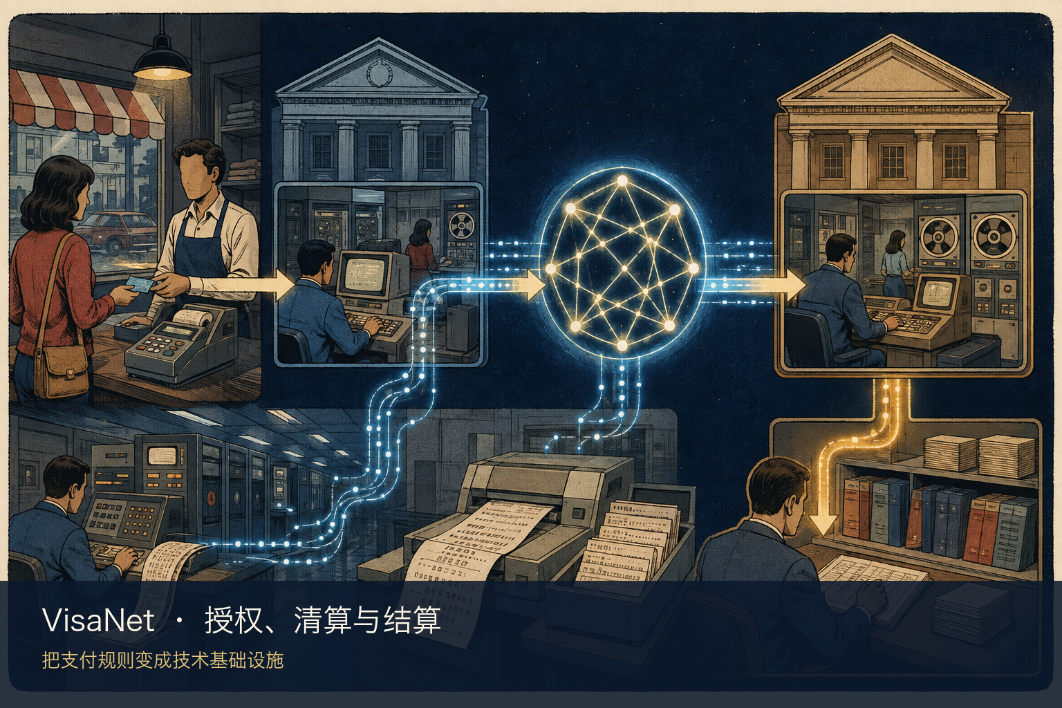 VisaNet：授权、清算与结算