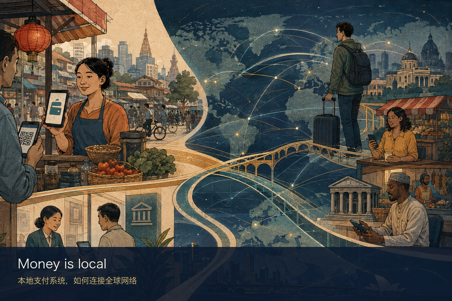 Money is local：本地支付系统连接全球网络
